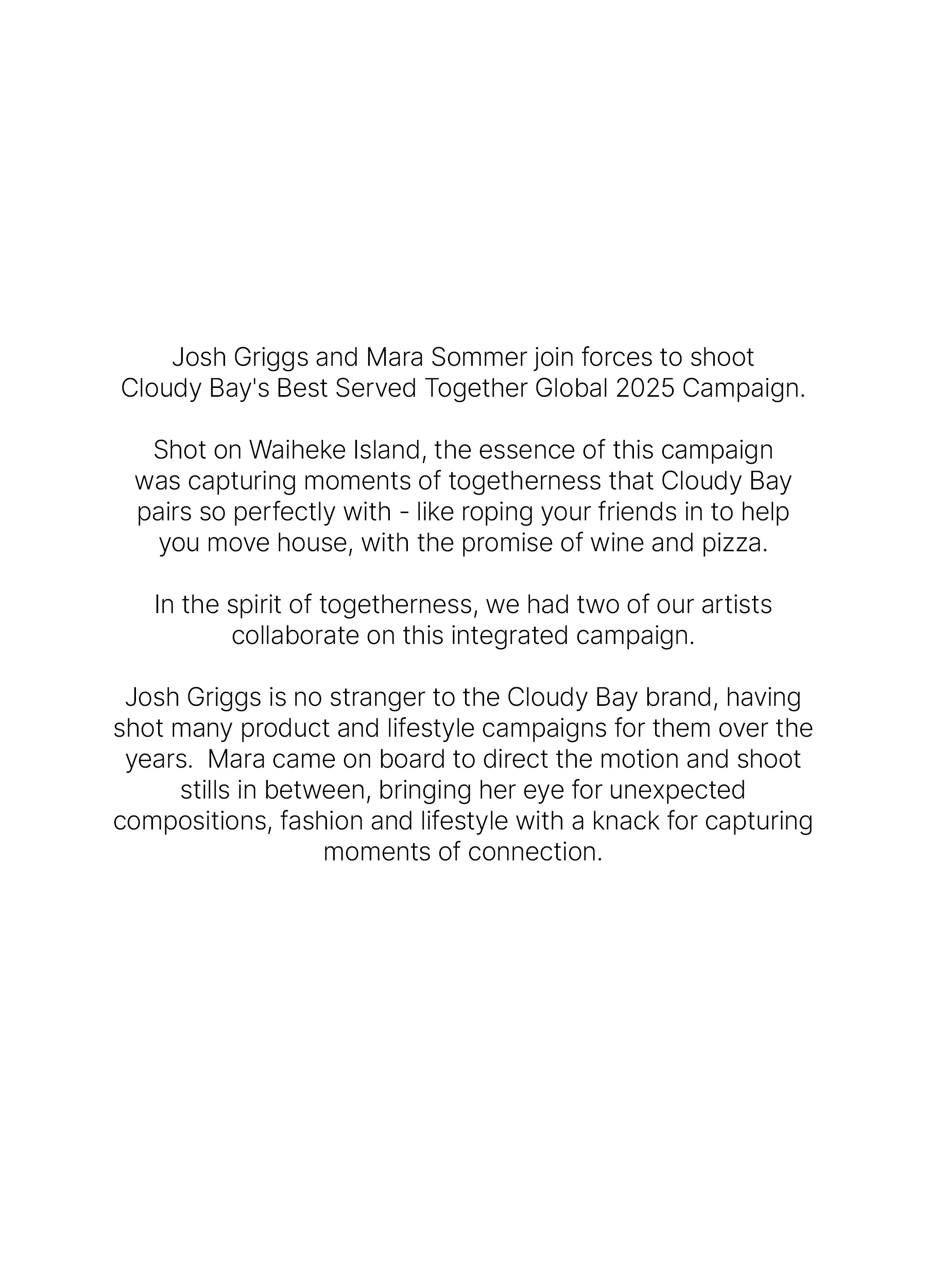 The Collective Force - Cloudy Bay - Best Served Together